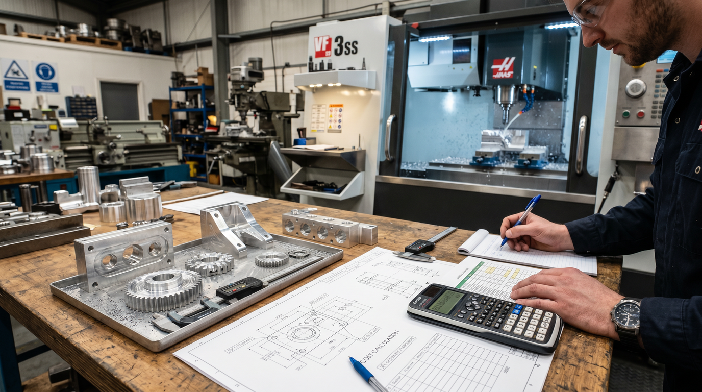 1.cnc machining cost per part guide