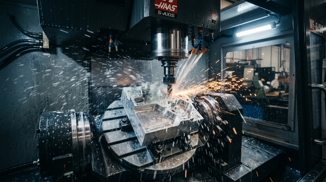 4cnc-machine-5axis-high-speed-cutting